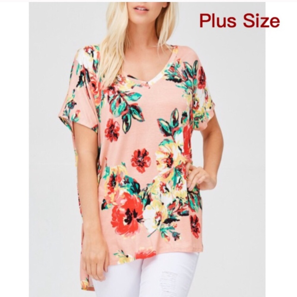 Plus size peach top!
